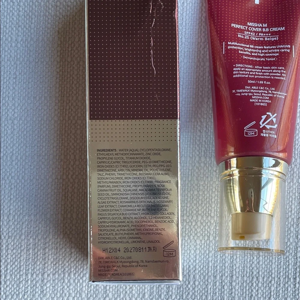 Missha Perfect Cover BB Cream SPF42/PA+++ - No. 25 warm beige